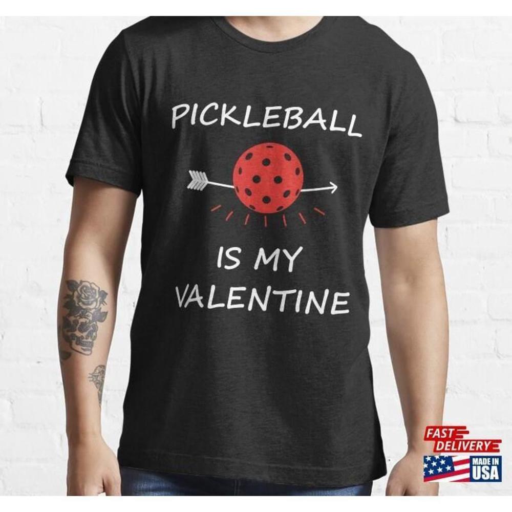 Pickleball Is My Valentine Essential Tshirt  Classic